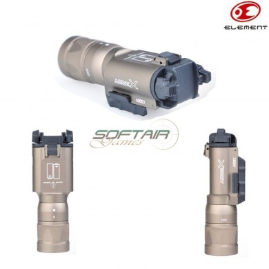 Torcia X300v Vampire Led Tactical Dark Earth C/strobe Element (el-ex381-de)