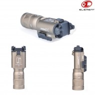Torcia X300v Vampire Led Tactical Dark Earth C/strobe Element (el-ex381-de)