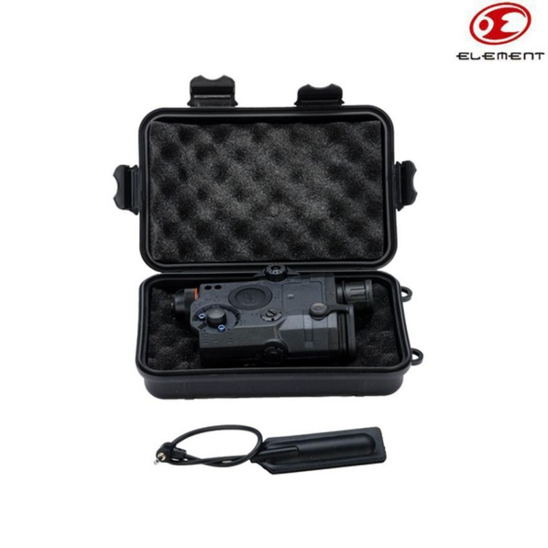 Peq-15 La-5c Uhp Black Torcia/laser Rosso/laser Verde Element (el-ex450-bk)