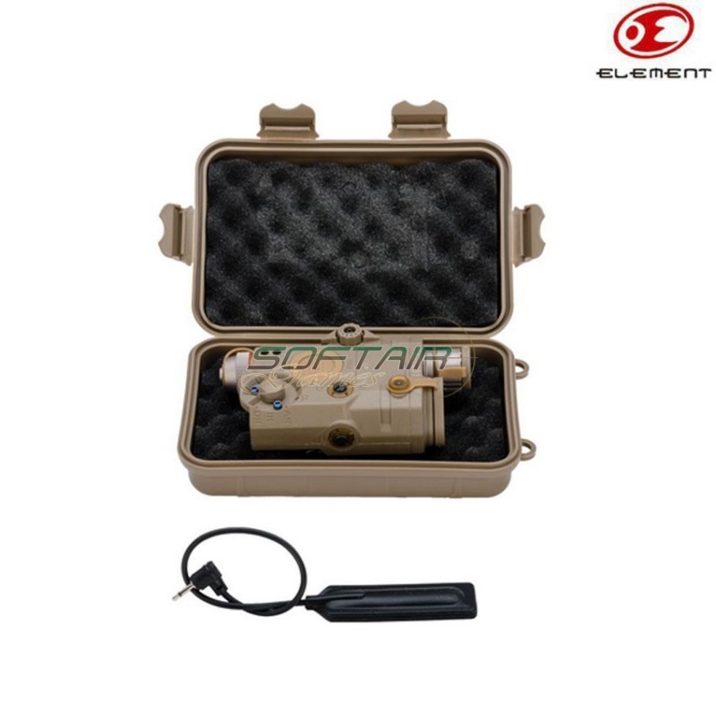 Peq-15 La-5c Uhp Dark Earth Torcia/laser Rosso/laser Verde Element (el-ex450-de)