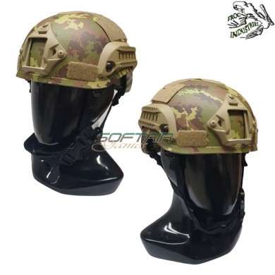 Helmet Mich 2001 Vegetato C/nvg Mount & Rails Frog Industries® (fi-mich1-tc)