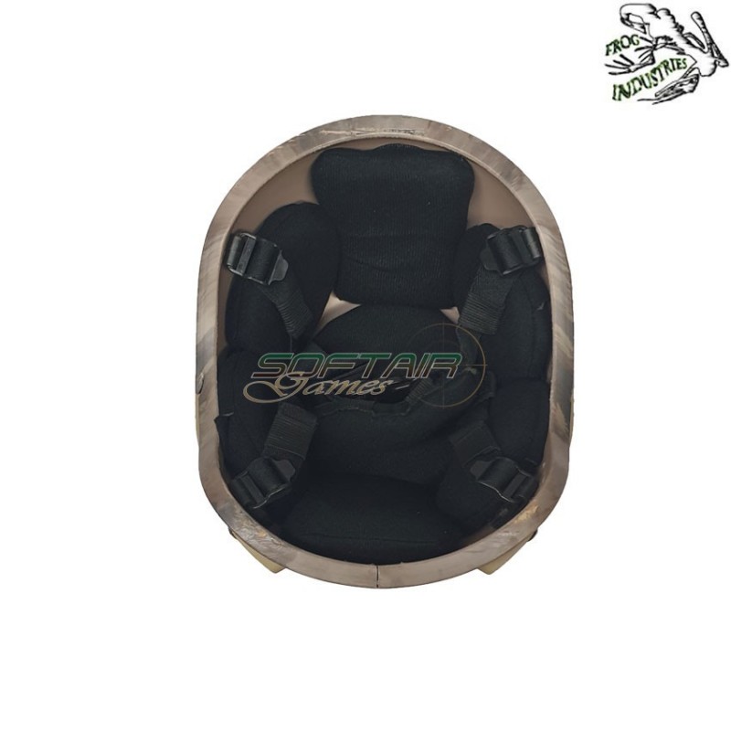 Helmet Mich 2001 Vegetato C/nvg Mount & Rails Frog Industries® (fi-mich1-tc)