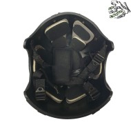 Helmet Ibh Black C/nvg Mount & Rails Frog Industries® (fi-ibh-b)