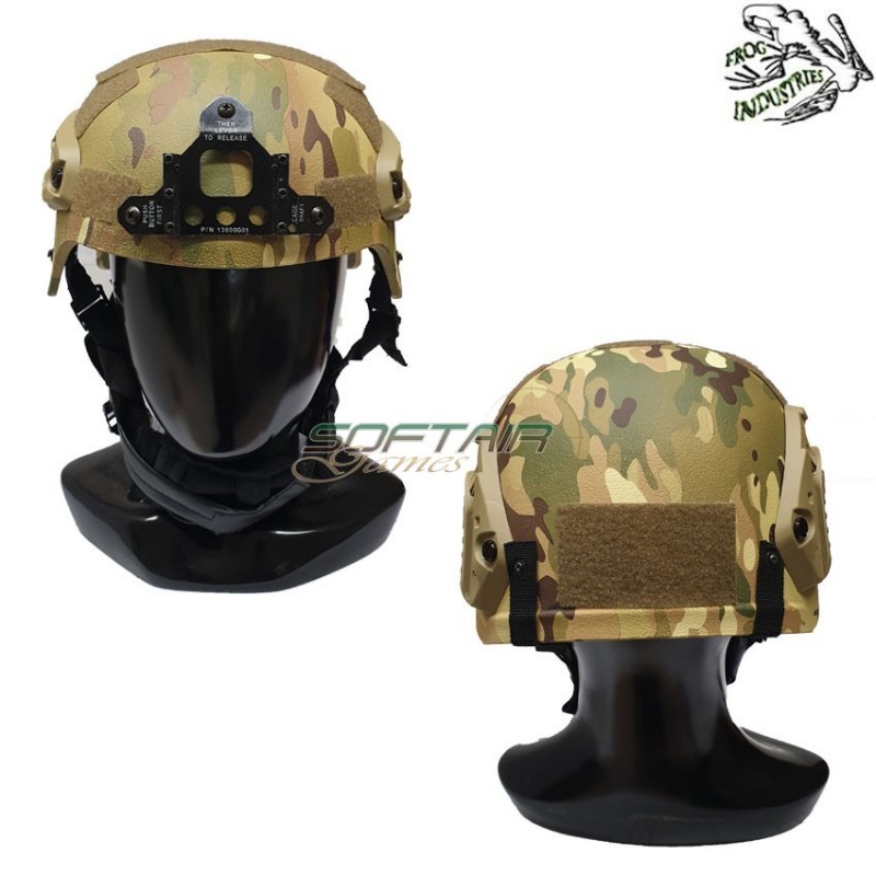 Elmetto Ibh Multicam C/nvg Mount & Rails Frog Industries® (fi-ibh-mul)