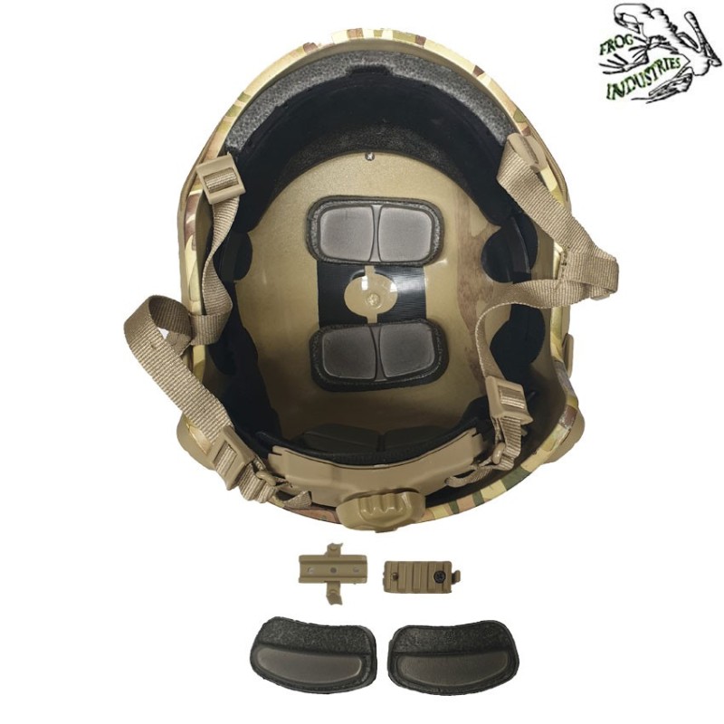 Helmet Fast Atacs Foliage Green C/nvg Mount & Rails Frog Industries® (fi-fast-av)