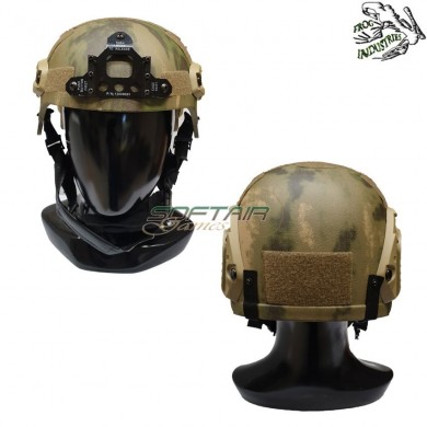 Elmetto Ibh Atacs Foliage Green C/nvg Mount & Rails Frog Industries® (fi-ibh-av)