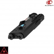 Anpeq-2 Black Laser Rosso & Porta Batteria Element (el-023472-bk)