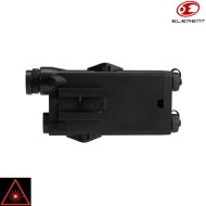 Anpeq-2 Black Laser Rosso & Porta Batteria Element (el-023472-bk)