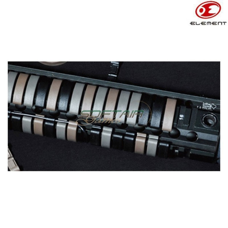 Copri Ris Larue Style Index Clips 30pz Set Black Element (el-ex265-bk)