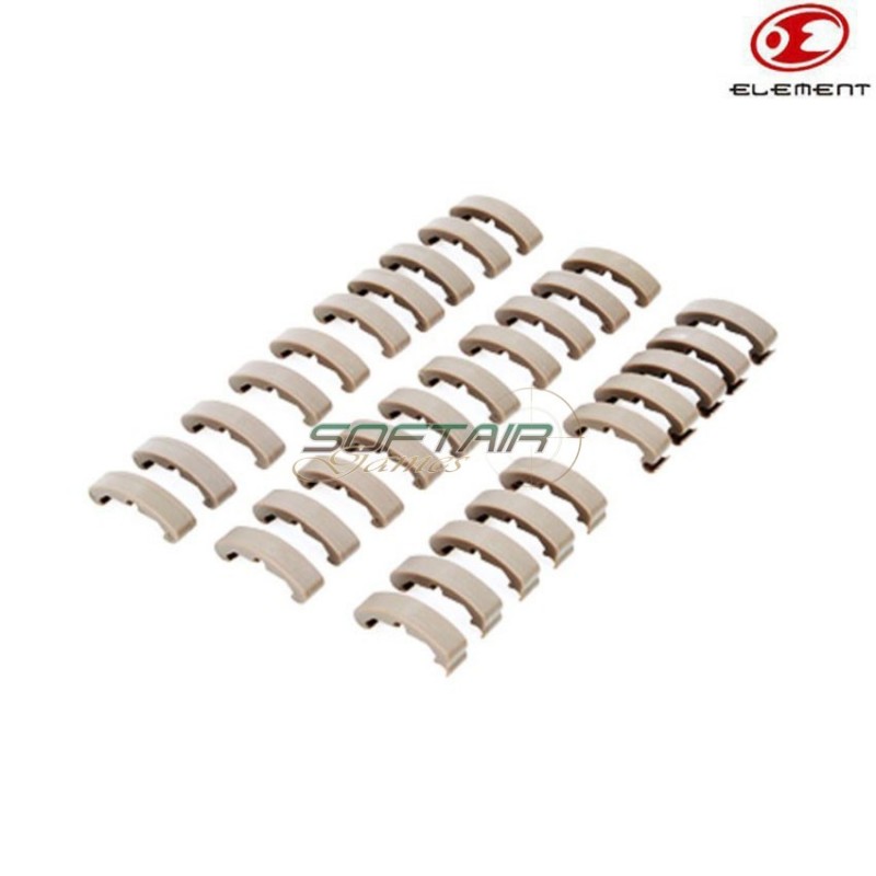 Cover Ris Larue Style Index Clips Set 30pz Dark Earth Element (el-ex265-tan)