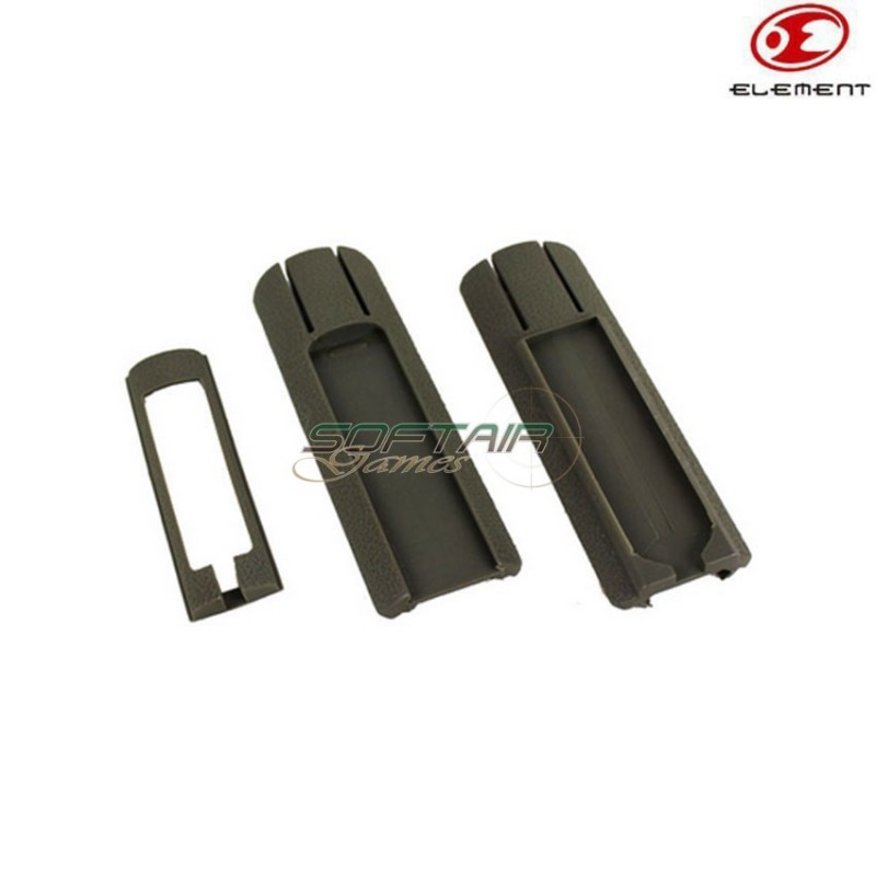 Set Rail Panel For Remote Switch Td Scar Style Foliage Green Element (el-ex300-fg)
