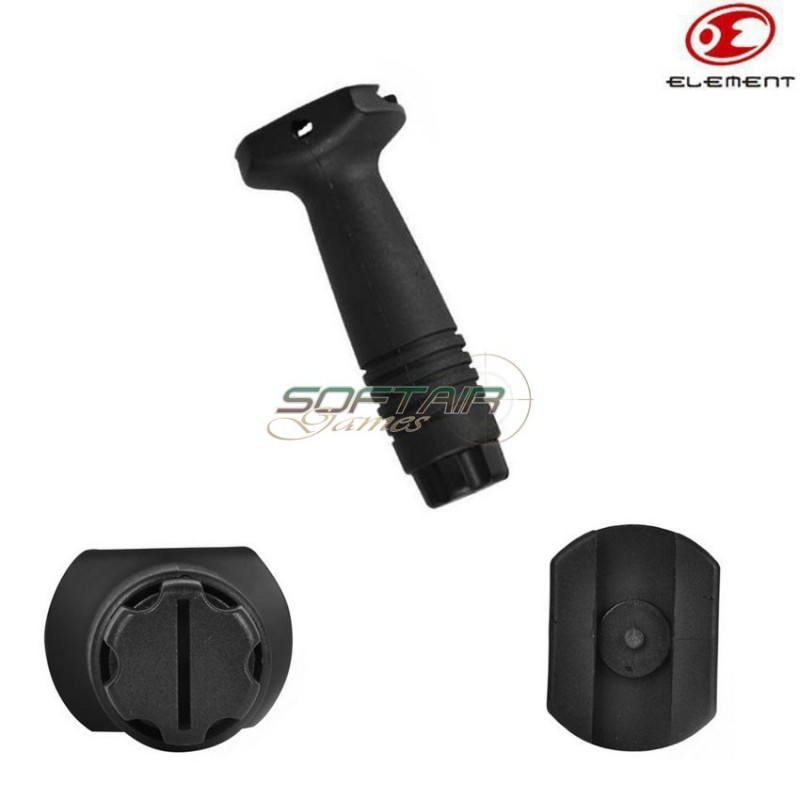 Vertical Grip Knight's Style Black Element (ex164-bk)