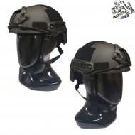 Elmetto Fast Black C/nvg Mount & Rails Frog Industries® (fi-fast-b)