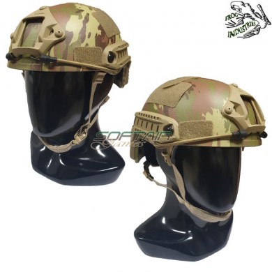 Helmet Fast Vegetato C/nvg Mount & Rails Frog Industries® (fi-fast-tc)