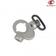 Steel Qd Ambidextrous Sling Ring Troy Oem Type Dark Earth Element (el-ex243-de) Steel Qd Ambidextrous Sling Ring Troy Oem Type Dark Earth Element (el-ex243-de)