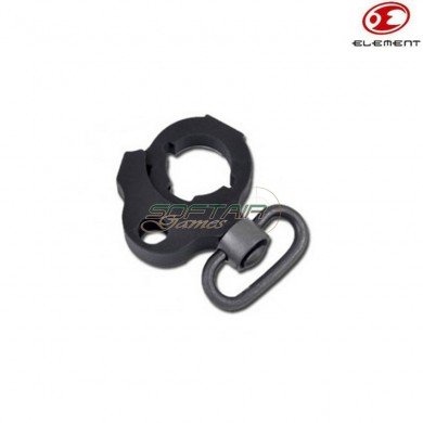 Pws Style Black Ambidextrous Stock Tube Sling Ring For Element (el-ex315-bk)