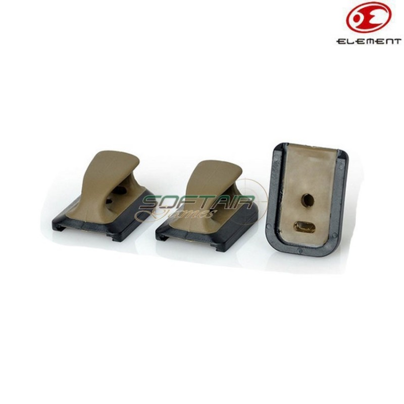 Estrattore Caricatore Glock Set 3 Pezzi Dark Earth Element (el-pa0208-de)