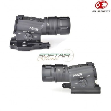 Flashlight M720v Led Tactical Black C/strobe Element (el-ex273-bk)