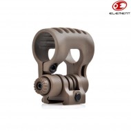 Tactical Torcia/laser Mount Dark Earth 1" Element (el-ex340-de) Tactical Torcia/laser Mount Dark Earth 1" Element (el-ex340-de)