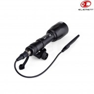 Torcia M600p Led Tactical Black Full Version Element (el-ex362-bk)