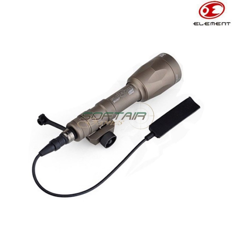 Flashlight M600p Led Tactical Dark Earth Full Version Element (el-ex362-de)