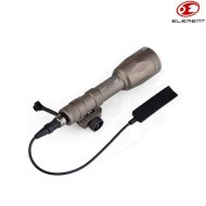 Flashlight M600p Led Tactical Dark Earth Full Version Element (el-ex362-de)