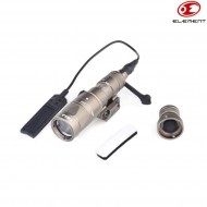 Torcia M300w Km1-a Led Tactical C/strobe Dark Earth Full Version Element (el-ex385-de)