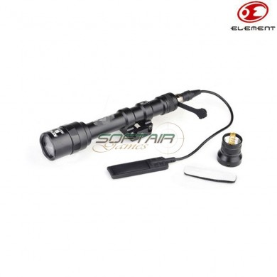 Flashlight M600aa Scout Led Tactical Black Element (el-ex400-bk)