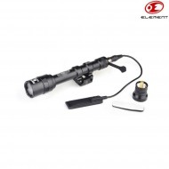 Flashlight M600aa Scout Led Tactical Black Element (el-ex400-bk)