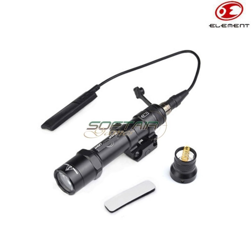 Flashlight M600b Mini Scout Led Tactical Black Element (el-ex410-bk) Flashlight M600b Mini Scout Led Tactical Black Element (el-ex410-bk)