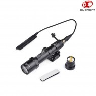 Flashlight M600b Mini Scout Led Tactical Black Element (el-ex410-bk) Flashlight M600b Mini Scout Led Tactical Black Element (el-ex410-bk)