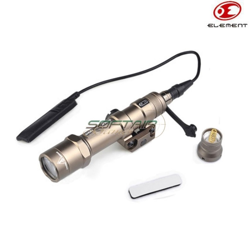 Flashlight M600b Mini Scout Led Tactical Dark Earth Element (el-ex410-de) Flashlight M600b Mini Scout Led Tactical Dark Earth Element (el-ex410-de)