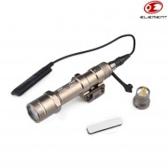 Flashlight M600b Mini Scout Led Tactical Dark Earth Element (el-ex410-de) Flashlight M600b Mini Scout Led Tactical Dark Earth Element (el-ex410-de)