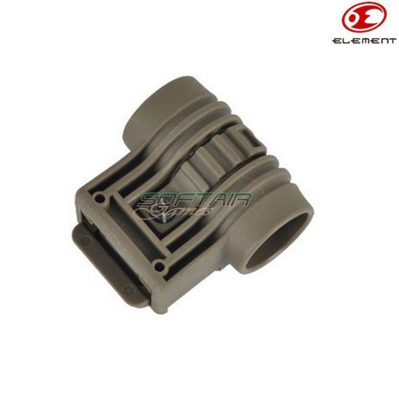 Mount Qd Laser/torcia Dark Earth 1" Element (el-ot0403-de)