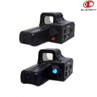 Dot Eload-2 Laser Device 552 Set Holosight Black Element (el-ex187-bk)