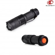 Torcia Tactical Mini Telescopic Black Element (el-ex421-bk)