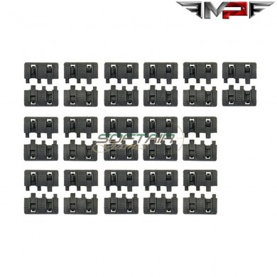 Set 16 Pieces Xtm Rail Panel Style Black Mp (mp02066-bk)