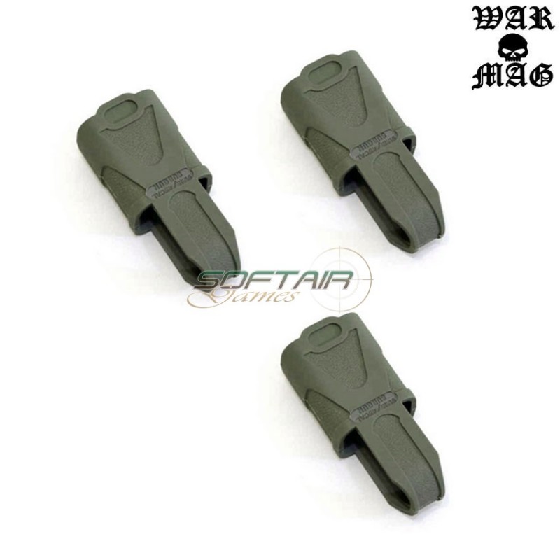 Set 3 Pezzi Estrattori Caricatori Mp5/9mm/45 Foliage Green Warmag (wm-04003-fg-3)