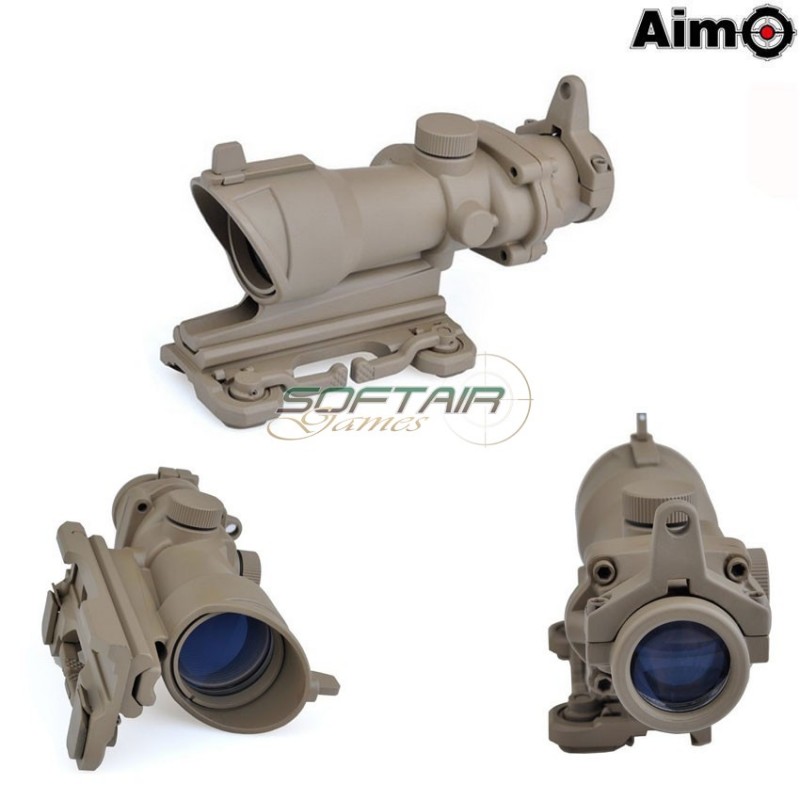 Acog 4x32 Scope Dark Earth C/qd Mount Aim-o (ao5314-de)