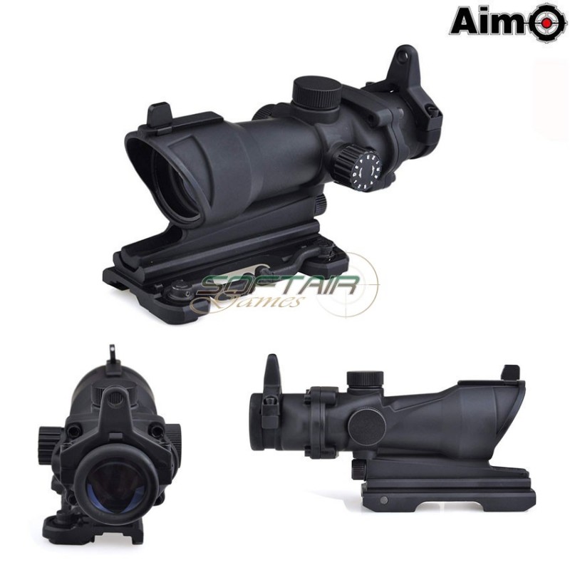 Acog 4x32 W/qd Mount Scope Illuminated Reticle Black Aim-o (ao5319-bk)
