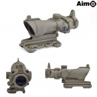 Acog 4x32 C/qd Mount Scope Reticolo Illuminato Dark Earth Aim-o (ao5319-de)