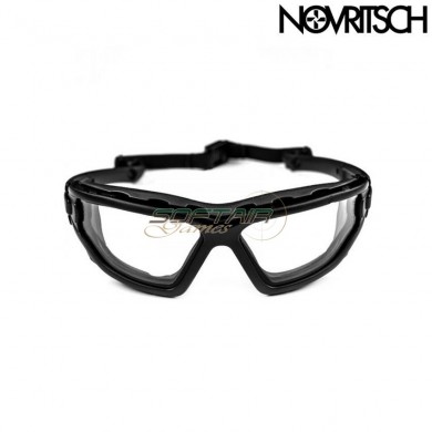 Low Profile Goggles Black Antifog Safety Novritsch (no-25)