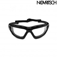 Low Profile Goggles Black Antifog Safety Novritsch (no-25)