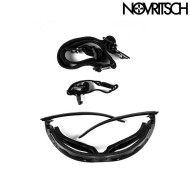 Low Profile Goggles Black Antifog Safety Novritsch (no-25)