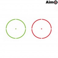 Eotech 557 Style Red Dot Dark Earth Aim-o (ao3057-de)