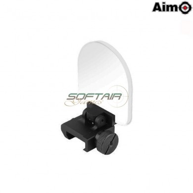 Protection Scope/dot/flashlight Folding Lens Black Aim-o (ao7007-bk)