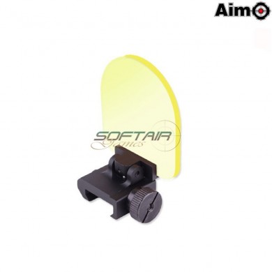 Protezione Ottica/dot/torcia Folding Lens Black Aim-o (ao7007-bk)