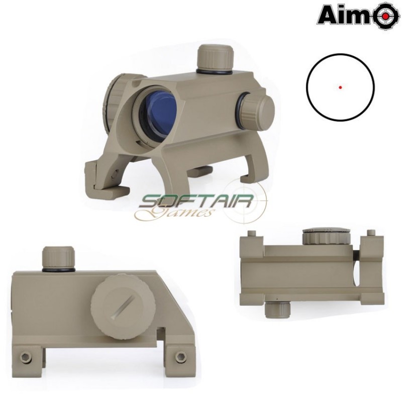 Mp5 Red Dot Sight Dark Earth Aim-o (ao3016-de)