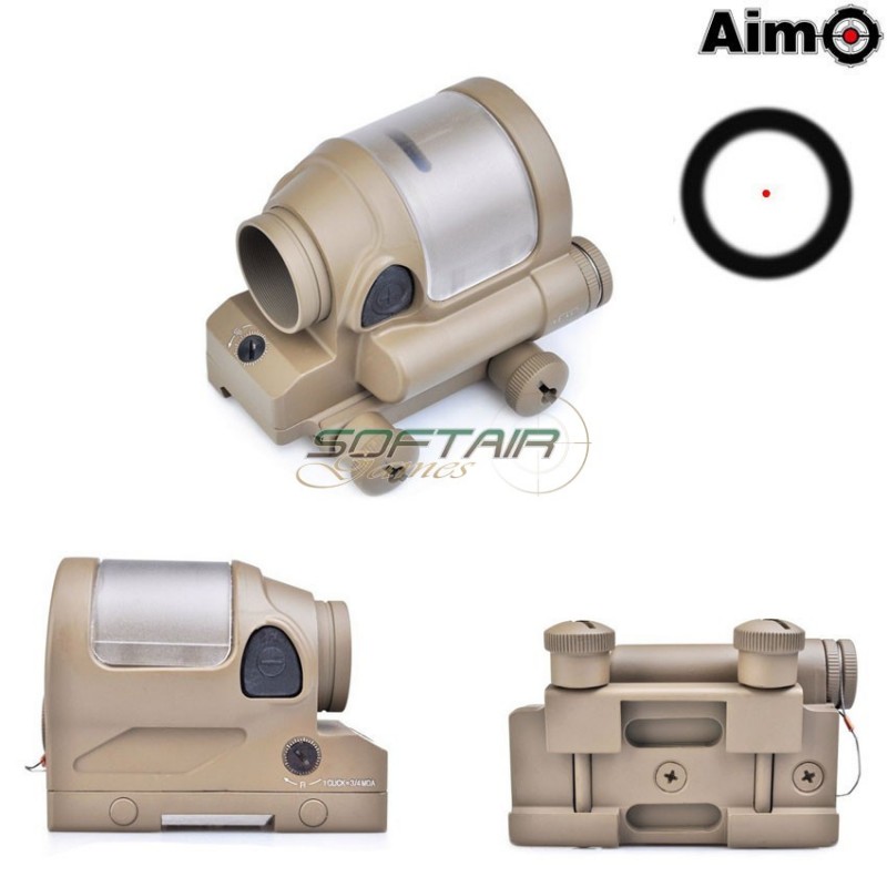 Red Dot Srs Style 1x38 No Solar Cell Dark Earth Aim-o (ao3040-de)