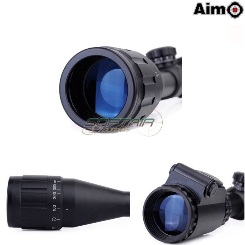 Ottica 3-9x40e Illuminata Black Aim-o (ao3041-bk)